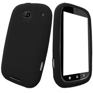 For Motorola Bravo MB520 Silicon cover soft case Black