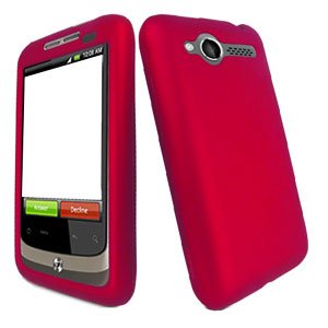 For HTC Wildfire 6225 Cover Hard Case Rubberized Rose Pink