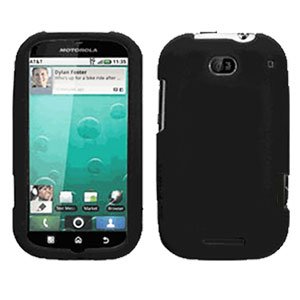 For Motorola Bravo MB520 Cover Hard Case Rubberized Black