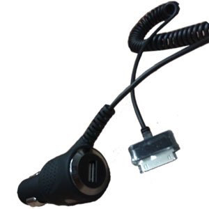 For Samsung Galaxy Tab Car Charger w/ USB Adapter 2 in 1