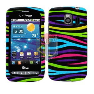 For LG Vortex VS660 Cover Hard Case Rainbow