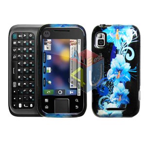 For Motorola Flipside MB508 Cover Hard Case Flower