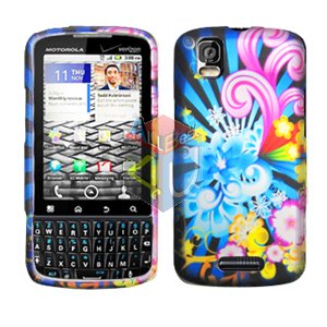For Motorola Droid Pro A957 Cover Hard Case A-Flower