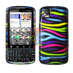 For Motorola Droid Pro A957 Cover Hard Case Rainbow