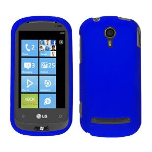 For LG Quantum C900 Cover Hard Case Rubberized Blue