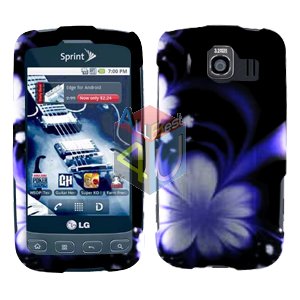 For LG Optimus U US670 Cover Hard Case B-Flower