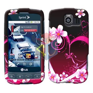 For LG Optimus U US670 Cover Hard Case Love