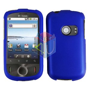 For Huawei Ideos U8150 Cover Hard Case Rubberized Blue