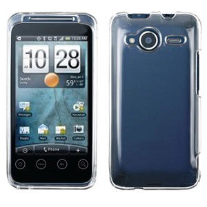 FOR HTC Evo Shift 4G Cover Hard Case Transparent Clear