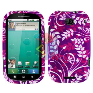 For Motorola Bravo MB520 Cover Hard Case P-Flower