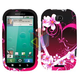 For Motorola Bravo MB520 Cover Hard Case Love