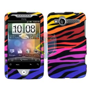For HTC Wildfire 6225 Cover Hard Case C-Zebra