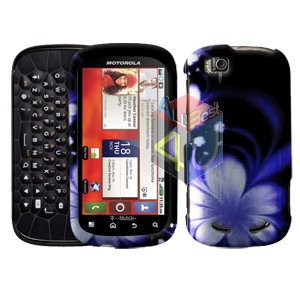 For Motorola Cliq 2 MB611 Cover Hard Case B-Flower