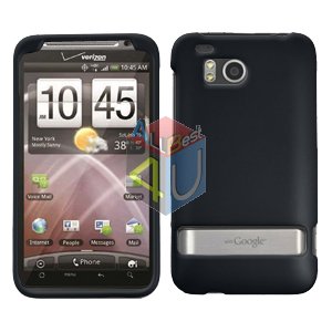 For HTC ThunderBolt Cover Hard Phone Case Rubberized Black