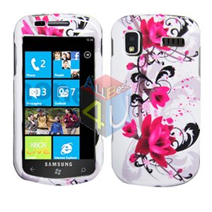 For Samsung Focus i917 Cover Hard Case W-Flower