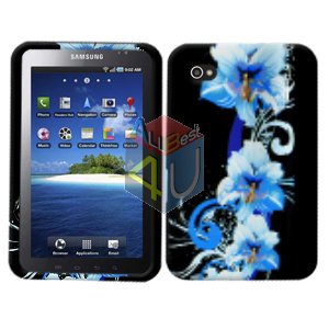 For Samsung Galaxy Tab Cover Hard Case Flower ( i800 / p1000 )