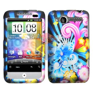 For HTC Wildfire 6225 Cover Hard Case A-Flower