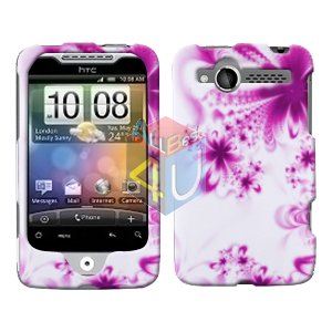 For HTC Wildfire 6225 Cover Hard Case H-Flower