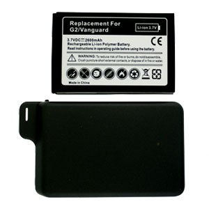 For HTC G2 Extended Replacement Battery Li-ion-2600mah w/ Door