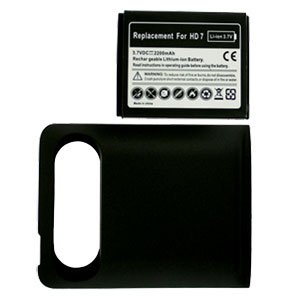 For HTC HD7 HD-7 Extended Replacement Battery Li-ion-2200mah w/ Door