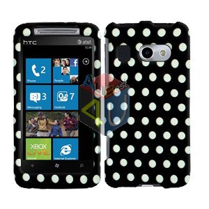 For HTC Surround T8788 Cover Hard Case Polka Dot