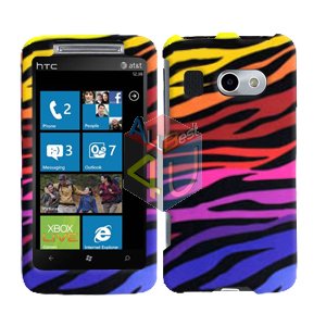For HTC Surround T8788 Cover Hard Case C-Zebra