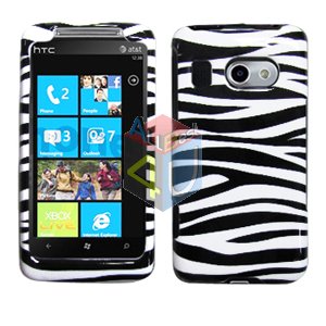 For HTC Surround T8788 Cover Hard Case Zebra