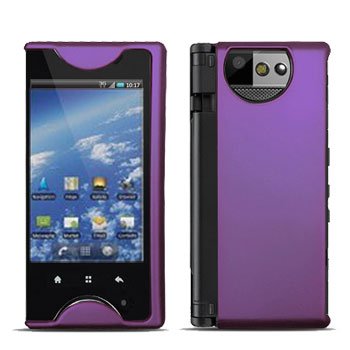 For Kyocera Echo M9300 Cover Hard Case Rubberized Purple