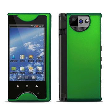 For Kyocera Echo M9300 Cover Hard Case Rubberized Green