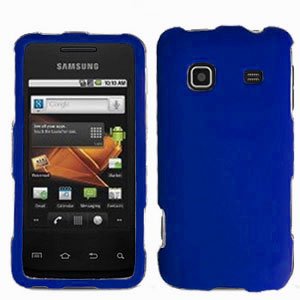 For Samsung Galaxy Prevail Cover Hard Case Rubberized Blue