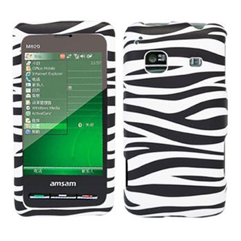 For Samsung Galaxy Prevail Cover Hard Case Zebra