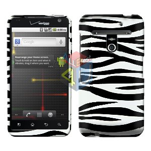 For LG Revolution VS910 Cover Hard Case Zebra