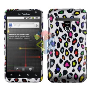For LG Revolution VS910 Cover Hard Case R-Leopard