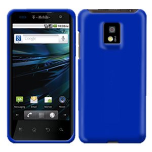 For LG Optimus 2x P990 Cover Hard Case Rubberized Blue