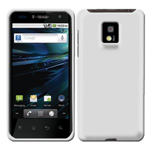 For LG Optimus 2x P990 Cover Hard Case Rubberized White
