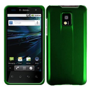 For LG Optimus 2x P990 Cover Hard Case Rubberized Green