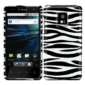 For LG Optimus 2x P990 Cover Hard Case Zebra