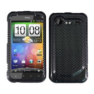 FOR HTC Incredible S Cover Hard Phone Case Carbon Fiber