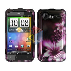 FOR HTC Incredible S Cover Hard Phone Case L-Flower