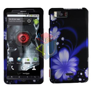 For Motorola Droid X2 Cover Hard Case B-Flower