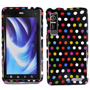 For Motorola XT860 4G / Droid 3 Cover Hard Case R-Dot