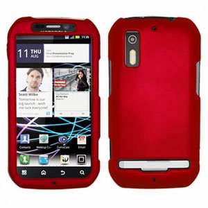 For Motorola Photon 4G/ Electrify MB855 Cover Hard Case Red