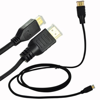 For Motorola Photon 4G/ Electrify MB855 Micro HDMI to HDMI Cable 6ft