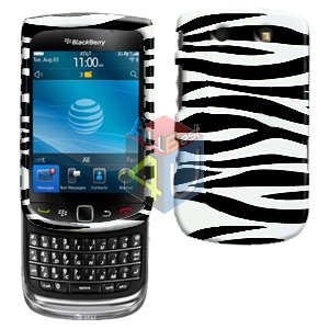 For BlackBerry Torch 9810 4G Cover Hard Case Zebra