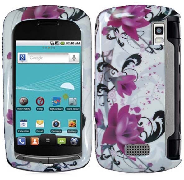 For LG Genesis US760 Cover Hard Case W-Flower