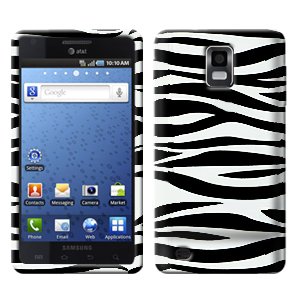 For Samsung Galaxy S Infuse 4G i997 Cover Hard Case Zebra