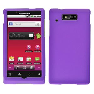 For Motorola Triumph WX435 Cover Hard Case Purple
