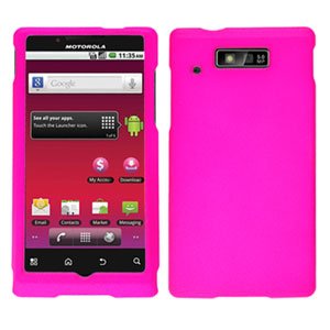 For Motorola Triumph WX435 Cover Hard Case Hot Pink