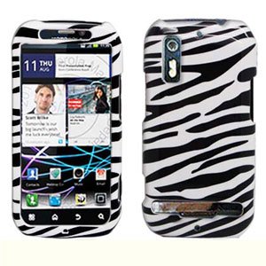 For Motorola Photon 4G/ Electrify MB855 Cover Hard Case Zebra