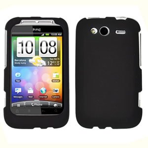 For T-Mobile HTC Wildfire S Cover Hard Case Black